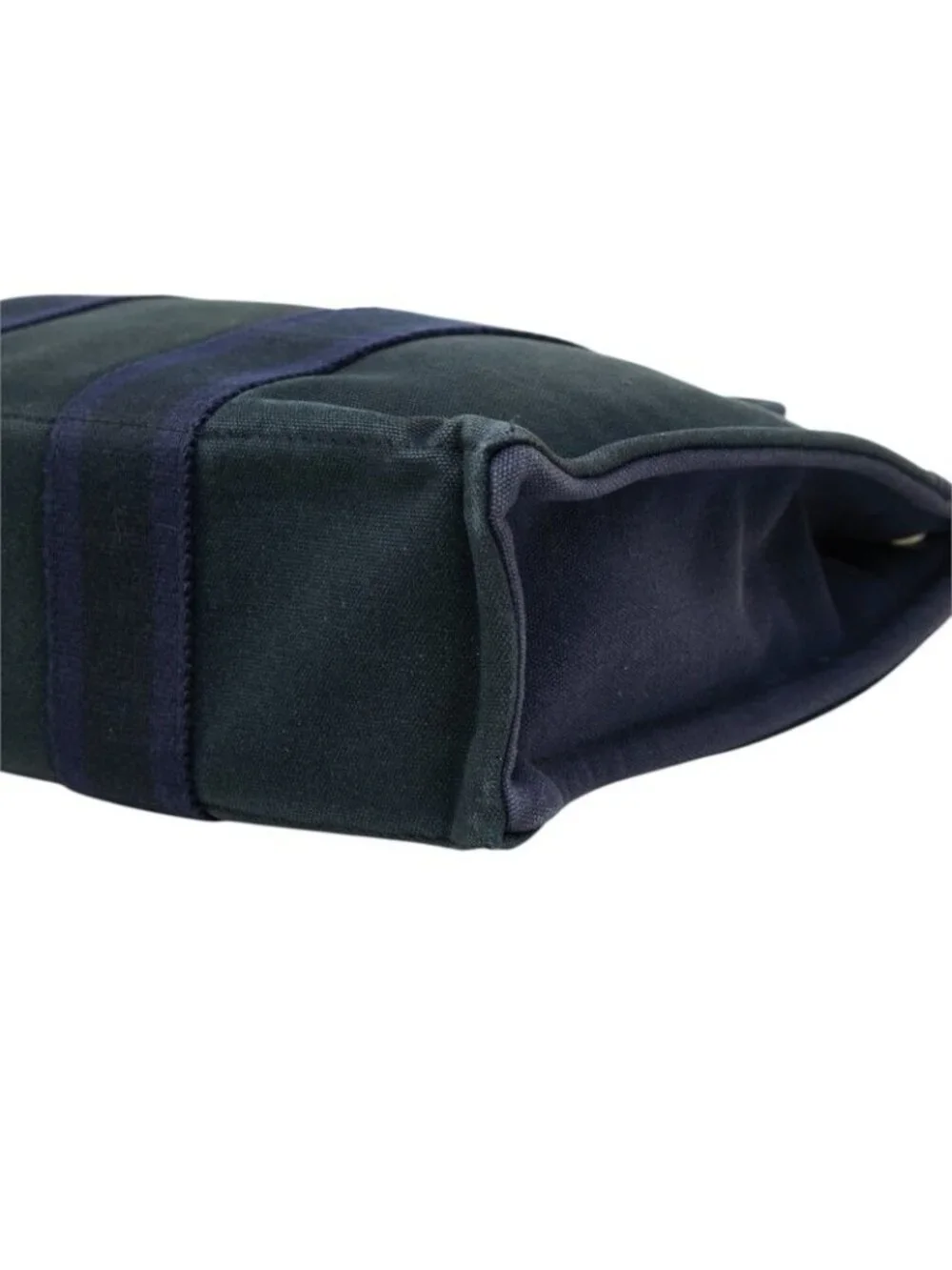 Hermes Fourre Tout PM Tote Black Purple Canvas